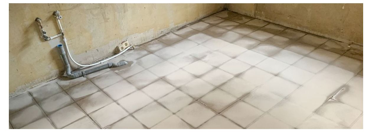 Wie nivelliert man hartgebrannte Fliesen?