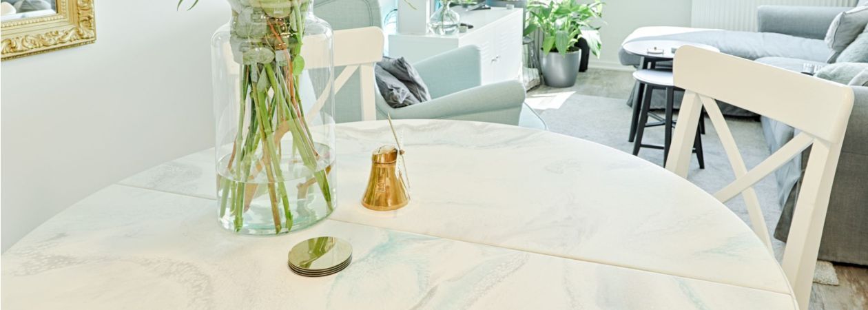 Epoxidharz im Esszimmer