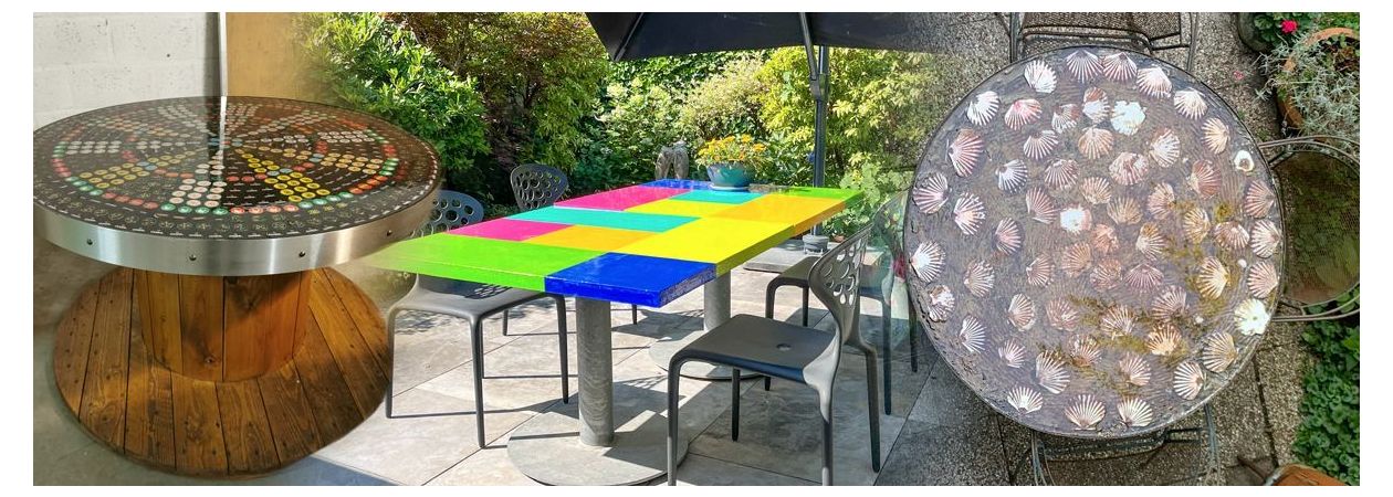 Inspiration für Epoxid-Tische