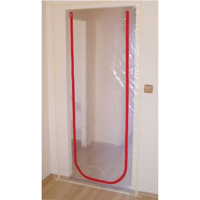 Stofstop afsluitfolie met rits 2500x1100mm main product photo