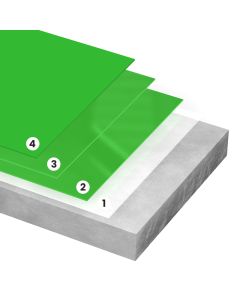 Epoxidharz 4-Schicht Matte Bodenbeschichtung