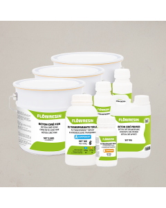 FLOW RESIN Beton Ciré Wandpaket Fein