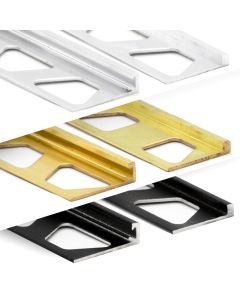 Schlüter-SCHIENE Profil zum Abschluss von Boden, Putz und Fliesen