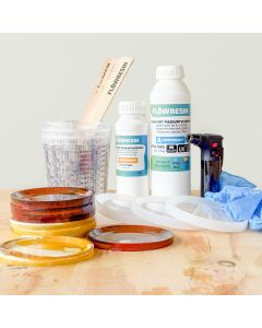 FLOW RESIN Kunstharz-Untersetzer-Paket