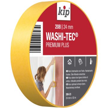 KIP Tape 208 WASHI-TEC® Goldkrepp®-24 mm