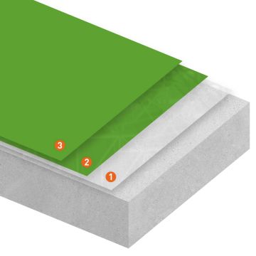 Epoxidharz 3-Schicht Matte Bodenbeschichtung