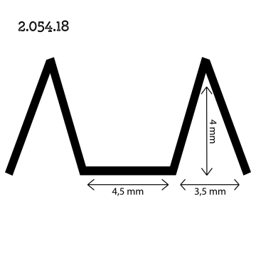 Super Prof Glättekelle für Klebstoff Dreieckzähne Holzgriff-4,5x3,5x4