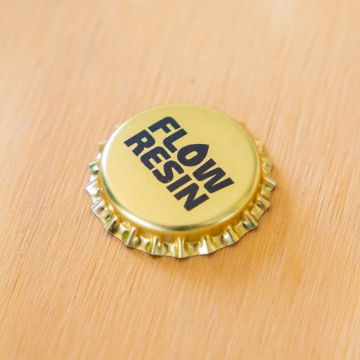 FLOW RESIN Bierdeckel für Epoxidgießharz Bierdeckel Tisch