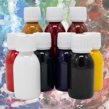 Epoxid-Gießharz-Grundfarben im Paket