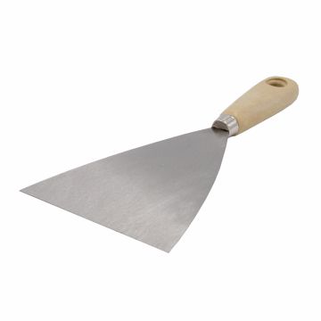 Spachtelmesser aus Edelstahl mit Holzgriff