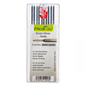 Pica dry Stiftset schwarz ablösbar 10-tlg