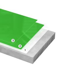 Epoxidharz-3-Schicht-Bodenbeschichtung.