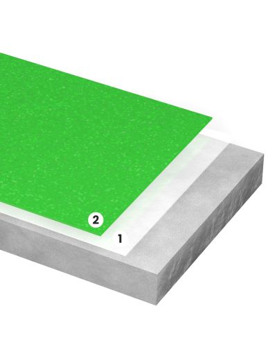 Epoxidharz 2-Schicht Anti-Rutsch Bodenbeschichtung