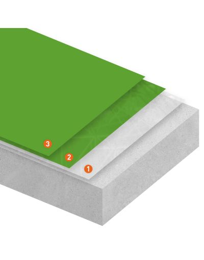 Epoxidharz 3-Schicht Matte Bodenbeschichtung