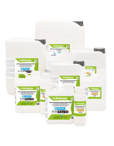 Flow Resin Epoxy giethars voor medium gietingen epoxywinkel.nl