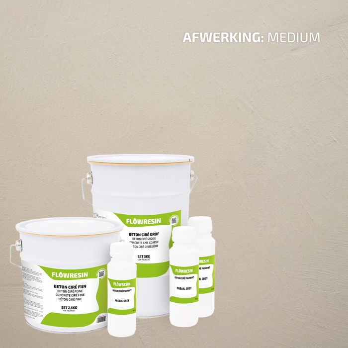 FLOW RESIN Beton Ciré Wandpaket Mittel main product photo