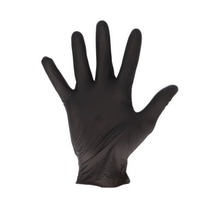 Weiche Nitrilhandschuhe Schwarz main product photo
