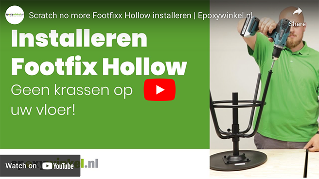Installeren Footfix Hollow